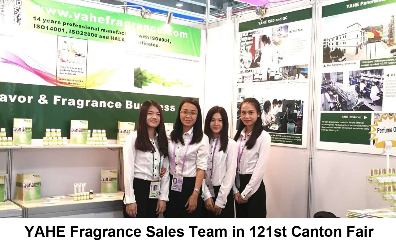 YAHE sales team in Canton Fair