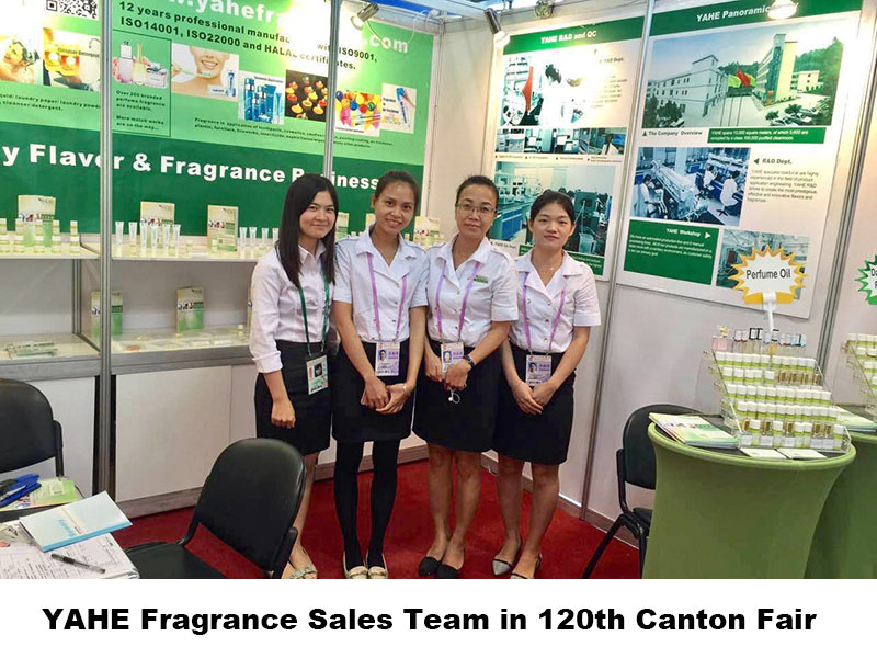 YAHE Fragrance in the 120th Canton Fair